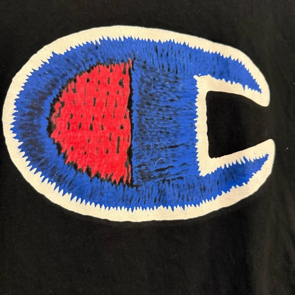 Like New Champion Yarn Ink Graphic T-Shirt - Picture 2 of 4